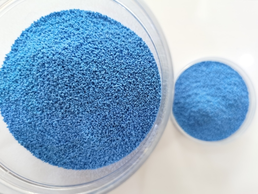 Manchas azuis Manchas de cor para detergente Sulfato de sódio Manchas para detergente em pó efeito visual
