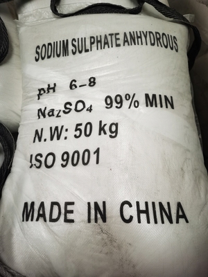 Na2SO4 Sulfato de sódio anidro para produção química Número CAS 7757-82-6