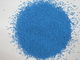 dos salpicos salpicos coloridos do azul profundamente usados na fatura detergente do pó